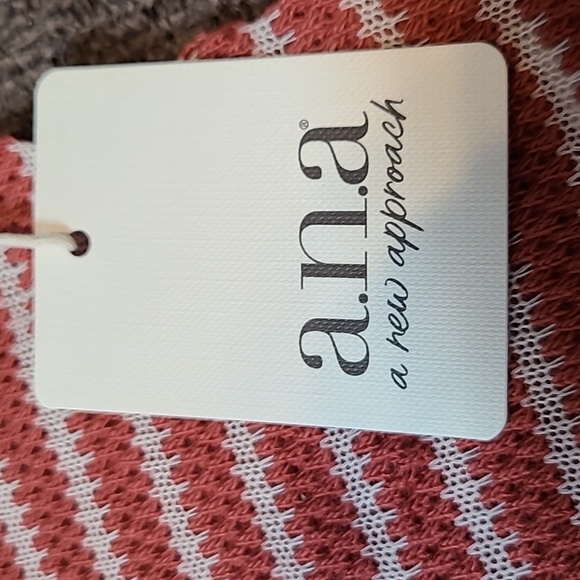 A.N.A. WOMENS PLUS SIZE "FIRE CORAL STRIPE" SUMMER TANK SIZE EXTRA LARGE XL - Picture 4 of 11